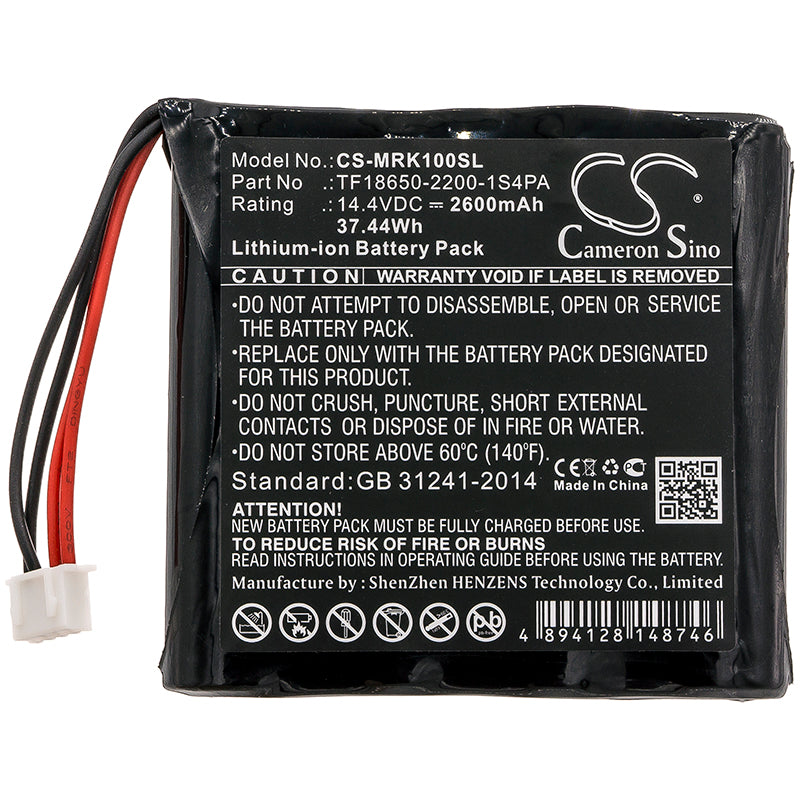 Replacement Battery for Marshall  Kilburn – 2600mAh / 37.44Wh