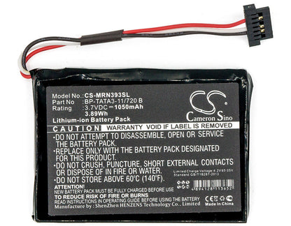 Replacement Battery for Magellan  RoadMate N393M-4300 – GPS, Navigator – 1050mAh / 3.89Wh / 3.7V