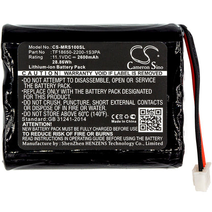 Replacement Battery for Marshall  Stockwell – 2600mAh / 28.86Wh