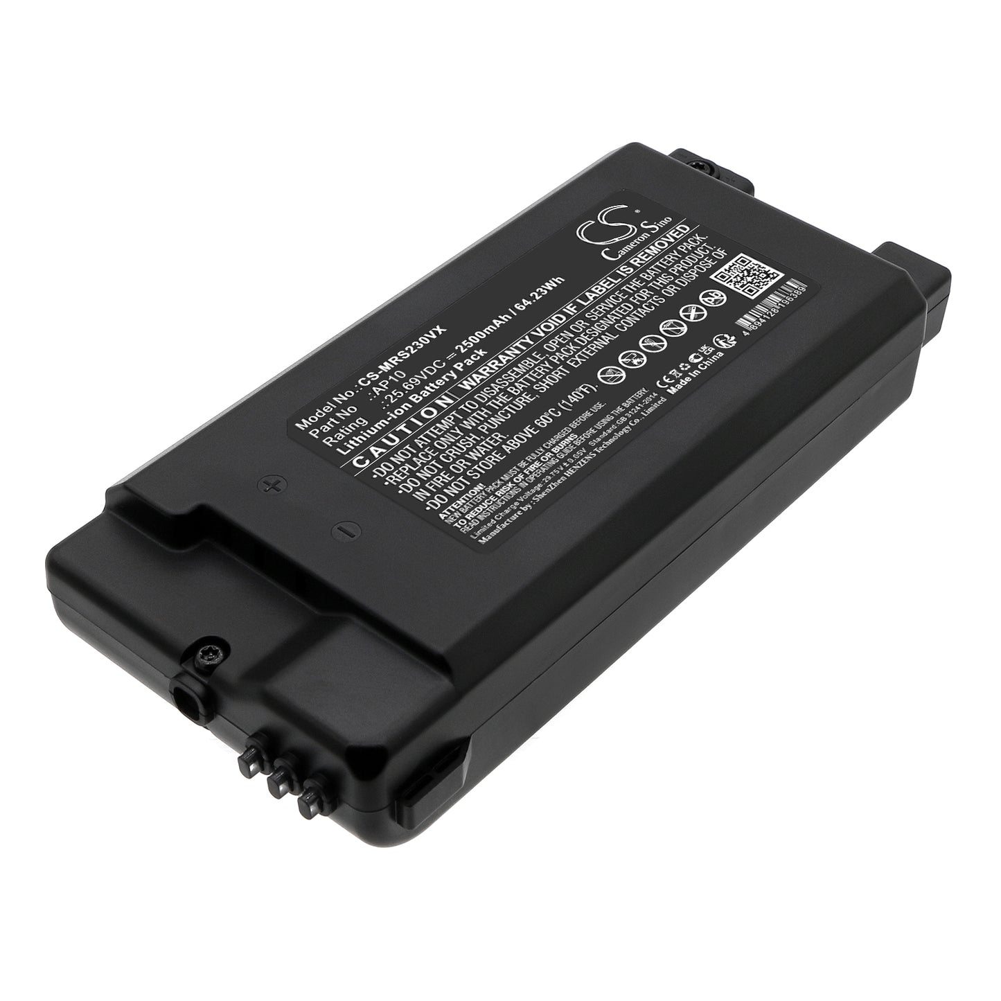 Replacement Battery for Miele HS23 – 2500mAh / 64.23Wh