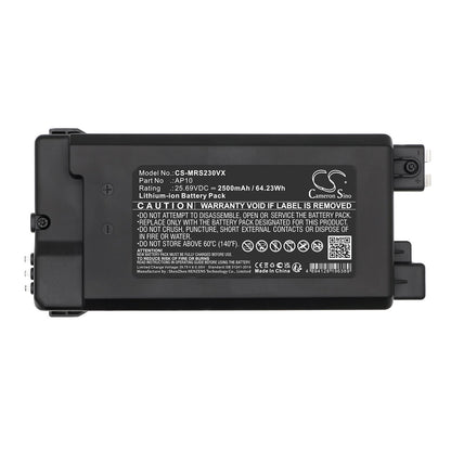 Replacement Battery for Miele  Duoflex AllFloor – Vacuum – 2500mAh / 64.23Wh / 25.69V