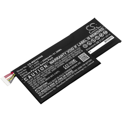 Replacement Battery for MSI  0017F1-002 – Notebook, Laptop – 4500mAh / 51.30Wh / 11.4V