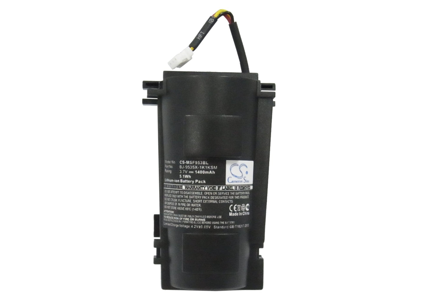 Replacement Battery for Metrologic  Dolphin 9535 – Barcode Scanner – 1400mAh/5.1Wh / 3.7V