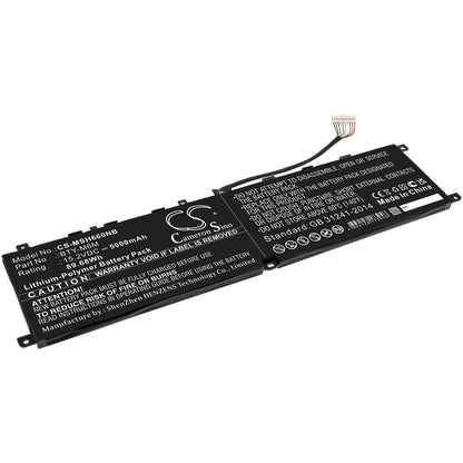 Replacement Battery for MSI  Creator 15 A10sdt – Notebook, Laptop – 5900mAh / 89.68Wh / 15.2V