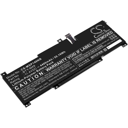 Replacement Battery for MSI  GSP14 – Notebook, Laptop – 4400mAh / 50.16Wh / 11.4V