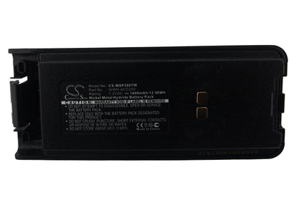 Replacement Battery for Maxon  SP300 – Two-Way Radio – 1800mAh/12.96Wh / 7.2V