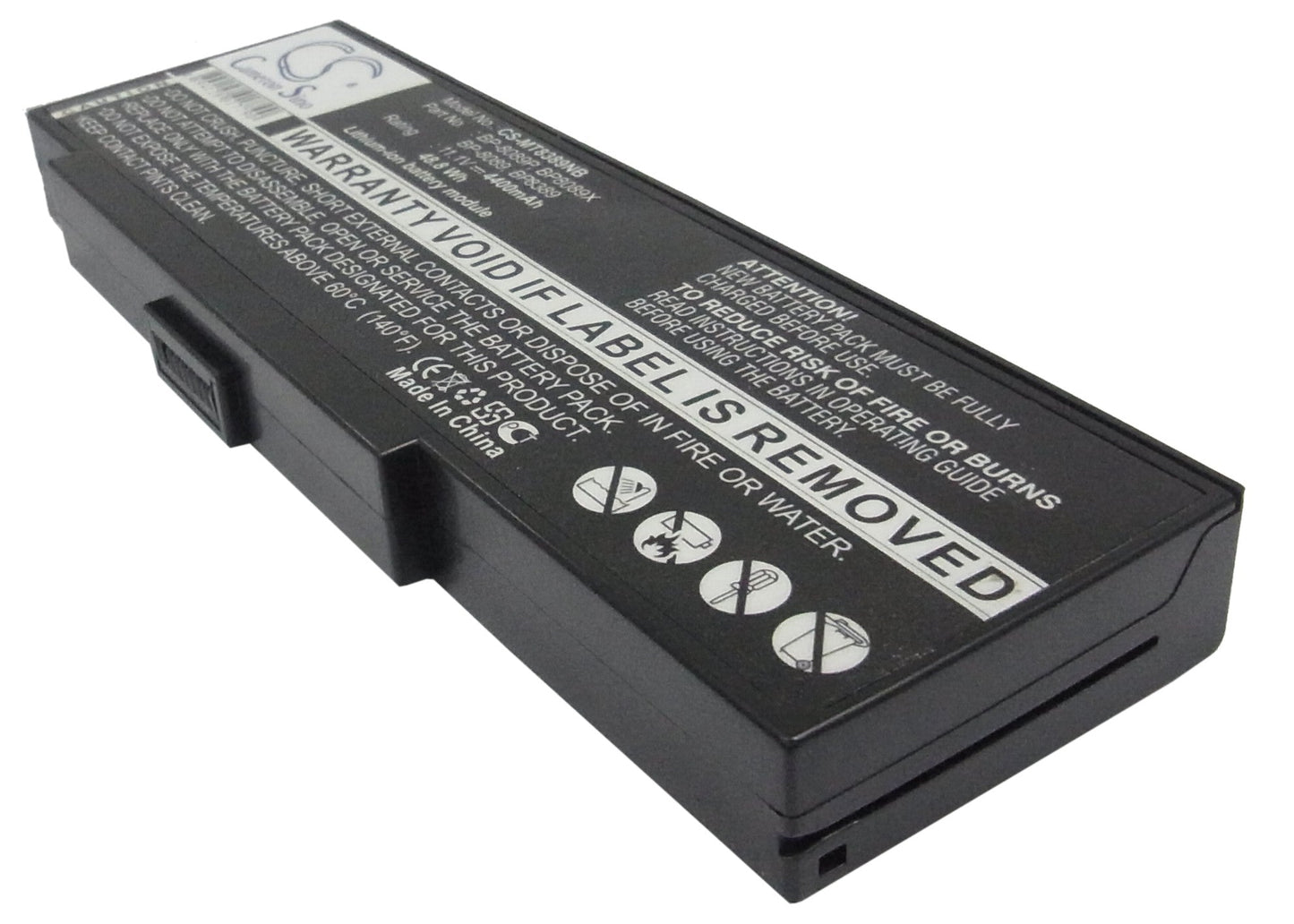 Replacement Battery for Mitac  MiNote 8089 – Notebook, Laptop – 4400mAh / 48.84Wh / 11.1V