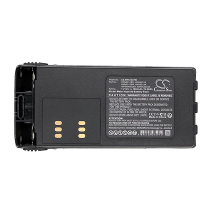 Replacement Battery for Motorola  GP1280 – Two-Way Radio – 1800mAh / 12.96Wh / 7.2V