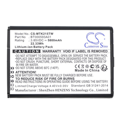 Replacement Battery for Motorola  AR494948 – Two-Way Radio – 5800mAh / 22.33Wh / 3.85V