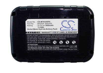 Replacement Battery for Makita  BDF460 – Power Tools – 3000mAh / 24.0V