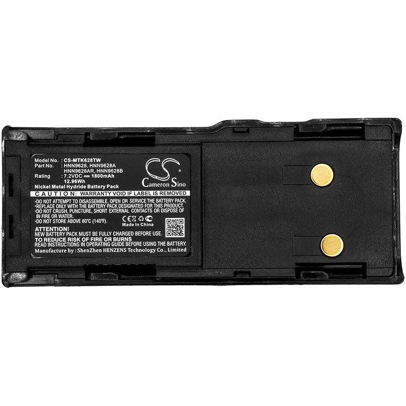 Replacement Battery for Motorola  CP250 – Two-Way Radio – 1800mAh/12.96Wh / 7.2V