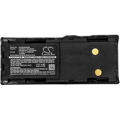 Replacement Battery for Motorola  CP250 – Two-Way Radio – 1800mAh/12.96Wh / 7.2V