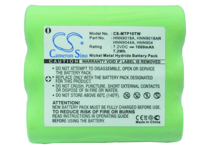 Replacement Battery for Motorola  AP10 – Two-Way Radio – 1000mAh / 7.2Wh / 7.2V