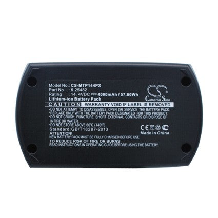 Replacement Battery for Metabo BSZ 14.4 BSZ 14.4 Impuls, SBZ 14.4 Impuls, – 4000mAh / 57.60Wh