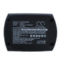 Replacement Battery for Metabo BS 9.6 BS9.6, BSP9.6, – 2100mAh / 20.16Wh