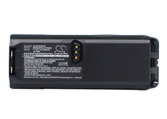 Replacement Battery for Motorola  NTN8293 – Two-Way Radio – 2500mAh / 18.75Wh / 7.5V