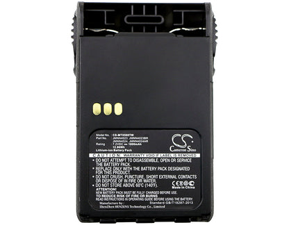 Replacement Battery for Motorola  EX500 – Two-Way Radio – 1800mAh / 12.96Wh / 7.2V