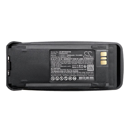 Replacement Battery for Vertex  VXD720 – Two-Way Radio – 2600mAh / 19.24Wh / 7.4V