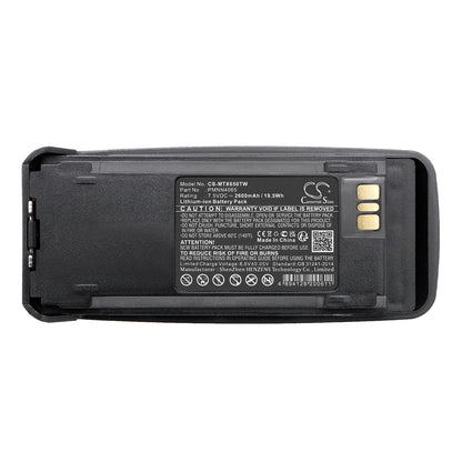 Replacement Battery for Vertex  VXD720 – Two-Way Radio – 2600mAh / 19.5Wh / 7.5V