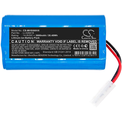 Replacement Battery for Xiaomi G1 MI Robot, MI-G1 – 2600mAh / 38.48Wh