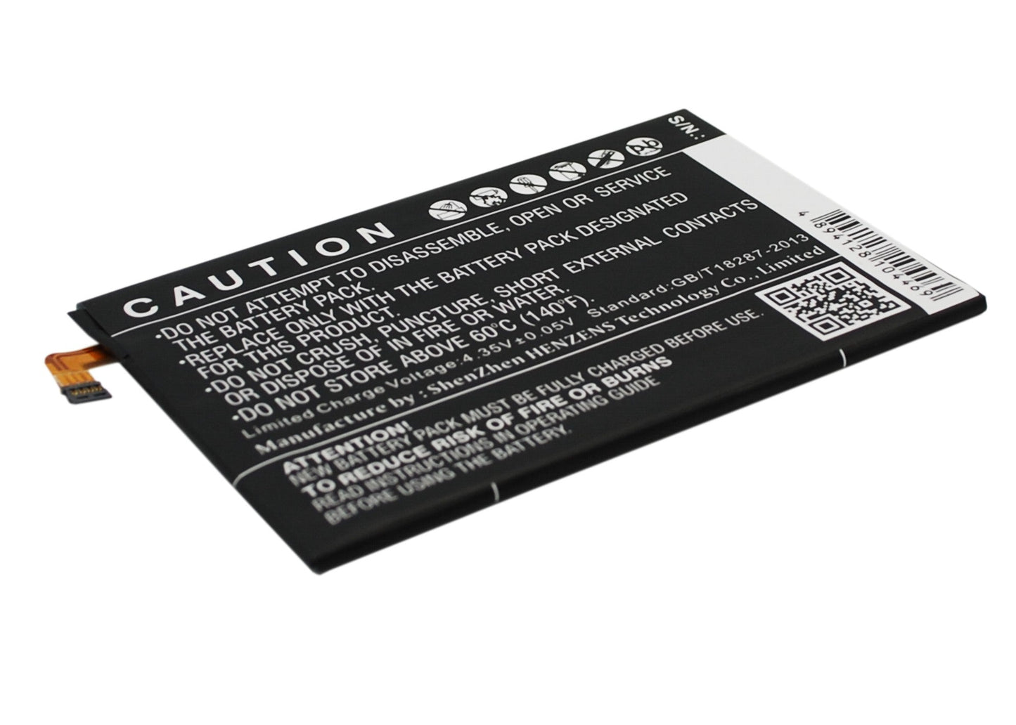 Replacement Battery for Google  Nexus 6 – Mobile, SmartPhone – 3200mAh / 12.16Wh / 3.8V