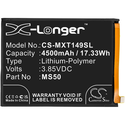 Replacement Battery for Motorola  Moto G50 5G – Mobile, SmartPhone – 4500mAh / 17.33Wh / 3.85V