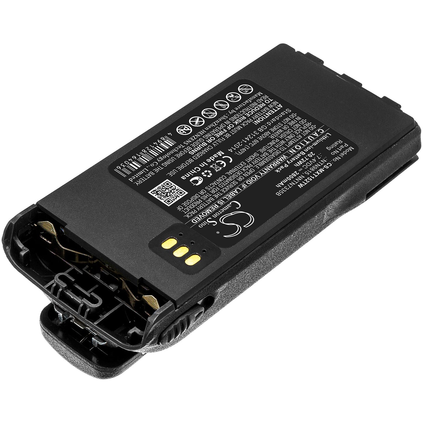Replacement Battery for Motorola  MT1500 – Two-Way Radio – 2800mAh / 20.72Wh / 7.4V