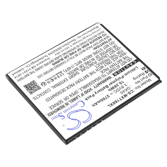 Replacement Battery for Motorola  Cedric – Mobile, SmartPhone – 2700mAh / 10.26Wh / 3.8V