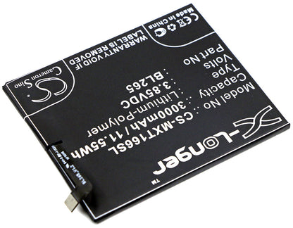 Replacement Battery for Motorola  Kung-Fu – Mobile, SmartPhone – 3000mAh / 11.55Wh / 3.85V