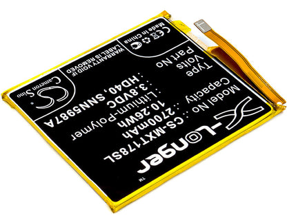 Replacement Battery for Motorola  Moto Z Force 2nd – Mobile, SmartPhone – 2700mAh / 10.26Wh / 3.8V