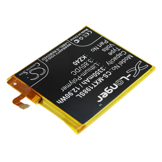 Replacement Battery for Motorola  Moto Z4 – Mobile, SmartPhone – 3350mAh / 12.90Wh / 3.85V