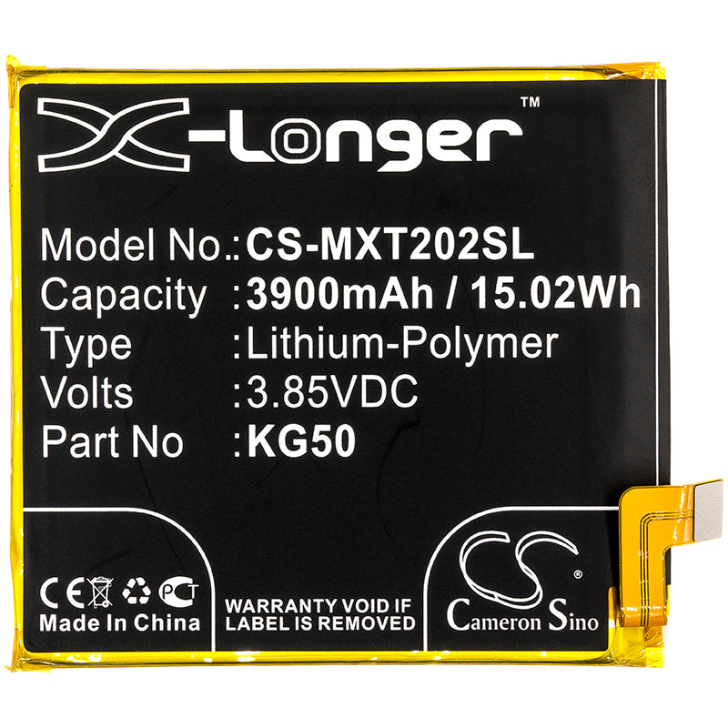 Replacement Battery for Motorola  Moto One Hyper – Mobile, SmartPhone – 3900mAh / 15.02Wh / 3.85V