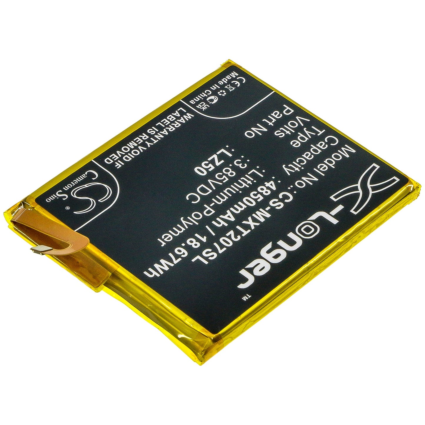 Replacement Battery for Motorola  Moto G 5G Plus – Mobile, SmartPhone – 4850mAh / 18.67Wh / 3.85V