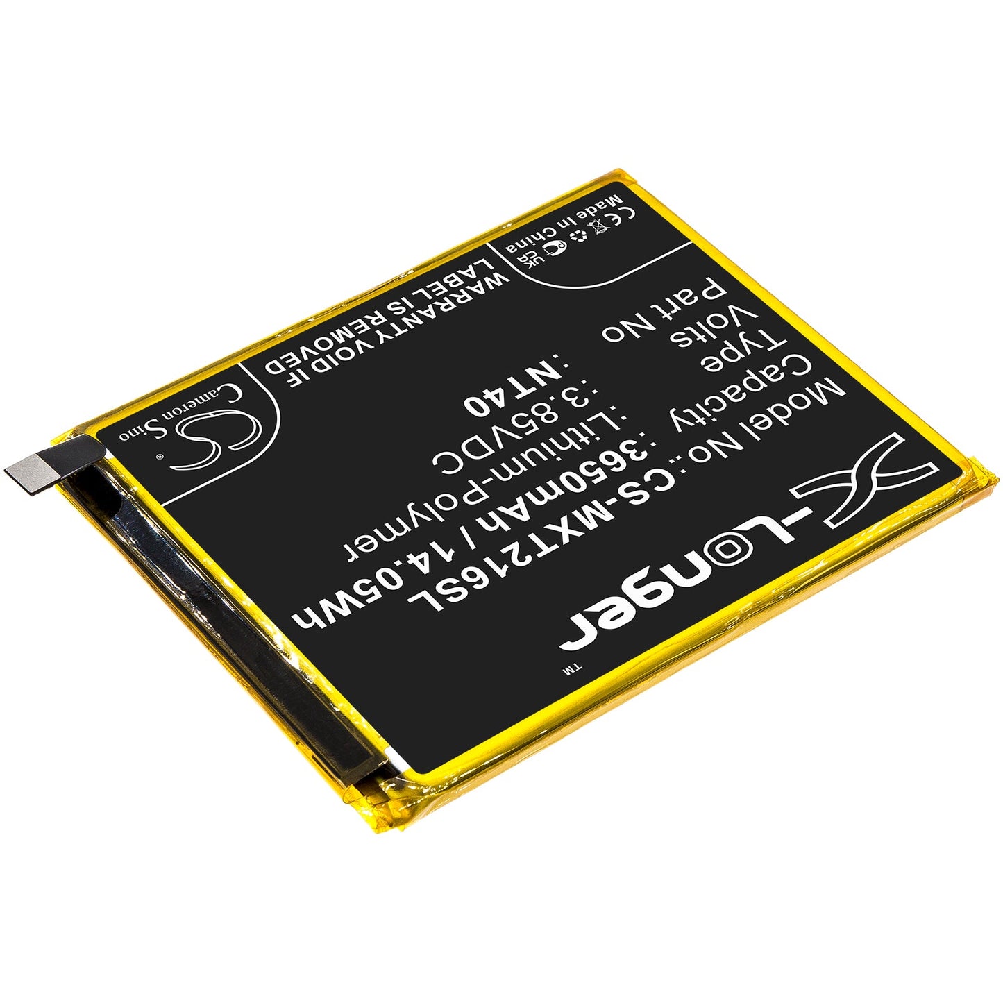 Replacement Battery for Motorola  G Pure 2021 – Mobile, SmartPhone – 3650mAh / 14.05Wh / 3.85V