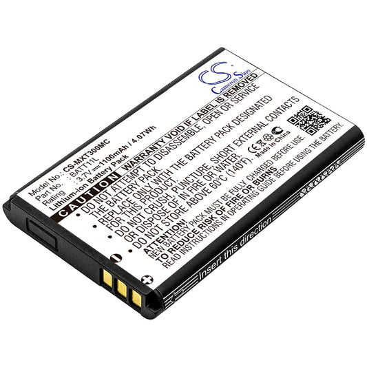 Replacement Battery for VIVITAR  DVR-820HD – Camera – 1100mAh / 4.07Wh / 3.7V