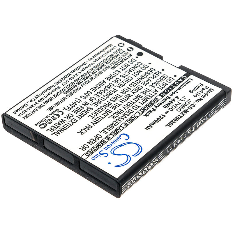 Replacement Battery for Motorola  Greco – Mobile, SmartPhone – 1200mAh / 4.44Wh / 3.7V