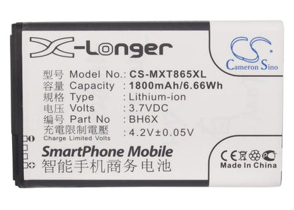Replacement Battery for Verizon  Bionic 4G LTE – Mobile, SmartPhone – 1800mAh/6.66Wh / 3.7V