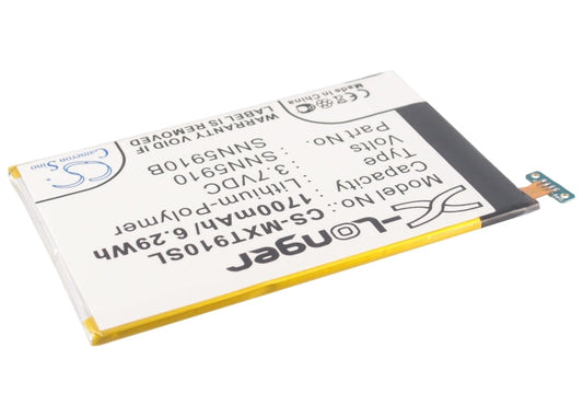 Replacement Battery for Motorola  Atrix HD – Mobile, SmartPhone – 1700mAh/6.29Wh / 3.7V