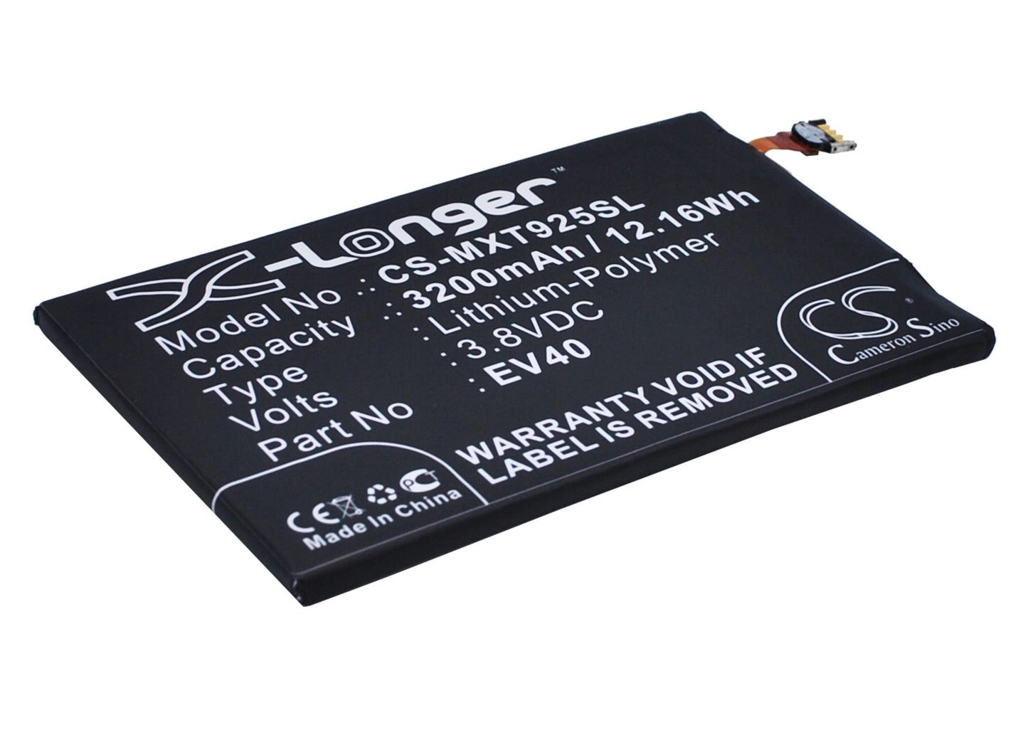 Replacement Battery for Motorola  Droid Razr HD – Mobile, SmartPhone – 3200mAh / 12.16Wh / 3.8V