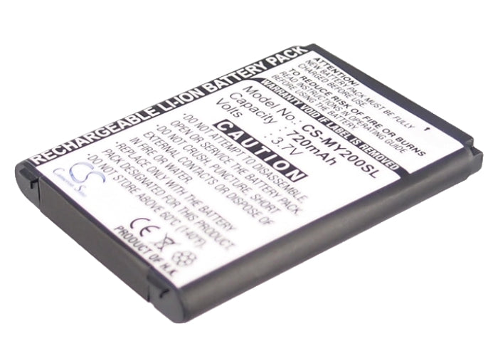 Replacement Battery for Sagem  MY200X – Mobile, SmartPhone – 720mAh / 2.66Wh / 3.7V
