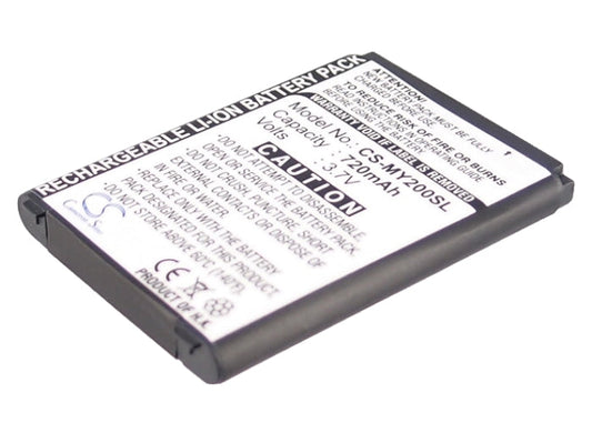 Replacement Battery for Sagem  MY200X – Mobile, SmartPhone – 720mAh / 2.66Wh / 3.7V