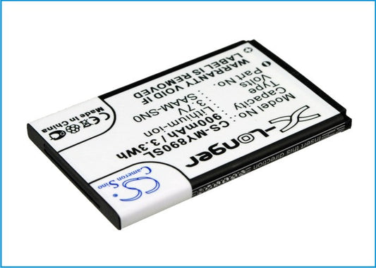 Replacement Battery for ZiO  Dual D1 – Mobile, SmartPhone – 900mAh / 3.33Wh / 3.7V