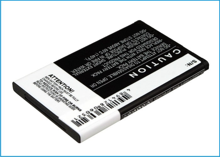Replacement Battery for ZiO  Dual D1 – Mobile, SmartPhone – 900mAh / 3.33Wh / 3.7V