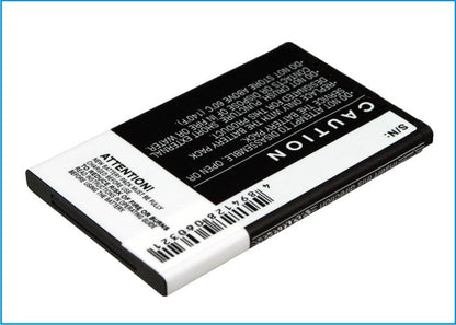 Replacement Battery for ZiO  Dual D1 – Mobile, SmartPhone – 900mAh / 3.33Wh / 3.7V