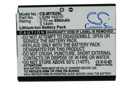 Replacement Battery for Sagem  P-Phone – Mobile, SmartPhone – 850mAh / 3.15Wh / 3.7V