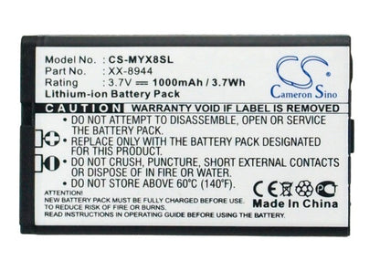 Replacement Battery for Sagem  MYX8 – Mobile, SmartPhone – 1000mAh / 3.7V