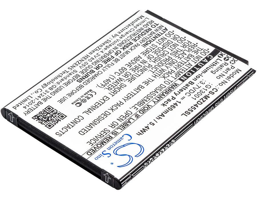 Replacement Battery for NAVON  MD455 – Mobile, SmartPhone – 1460mAh / 5.40Wh / 3.7V