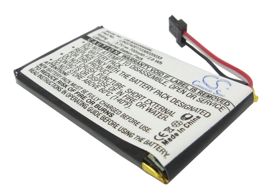 Replacement Battery for Navigon  20 Easy – GPS, Navigator – 700mAh / 3.7V
