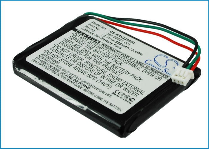 Replacement Battery for Navigon  2200 – GPS, Navigator – 800mAh / 3.7V