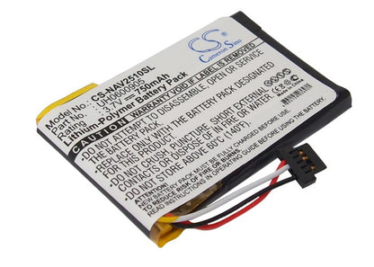 Replacement Battery for Navigon  2510 – GPS, Navigator – 750mAh / 3.7V